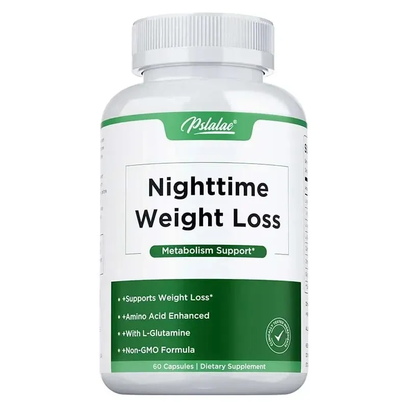 Nighttime Weight Loss Supplements - Appetite Suppressant Burns Fat Improves Digestion Promotes Sleep and Relaxation — image 8