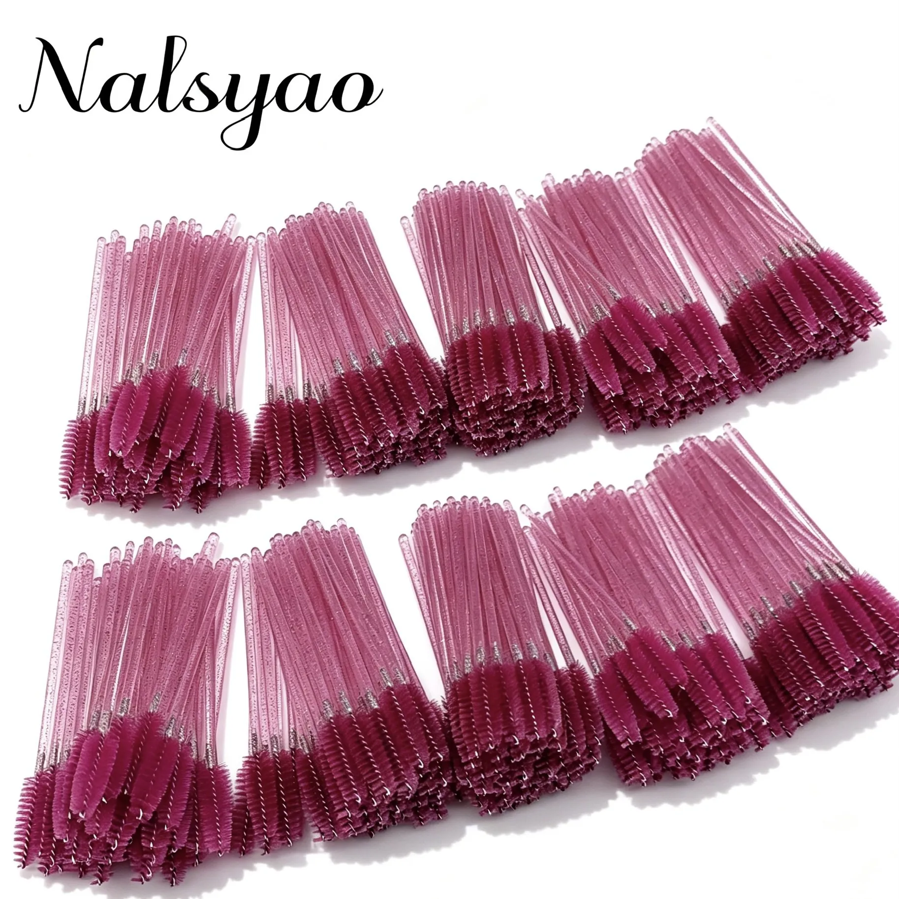 wholesale yelash brush makeup brushes 50pcs comb disposable mascara individual 6 color applicator wand lash makeup brushes tools