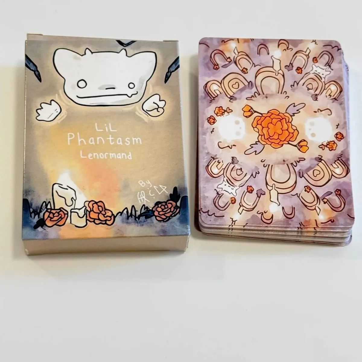 38 قطعة من بطاقات سلسلة Lenormand-Lil Phantasm Lenormand Oracle Deck بطاقات الطاولة الإنجليزية للحفلات الإدراك المسبق والعرافة — image 4