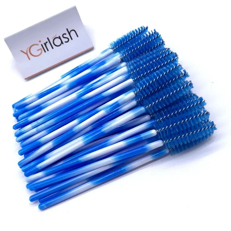 YGirlash 50Pcs Lash Swans Aplikator Bulu Mata Kristal Pemegang Berlian Pakai Nilon Tongkat Maskara Berus Alat Kosmetik — image 16
