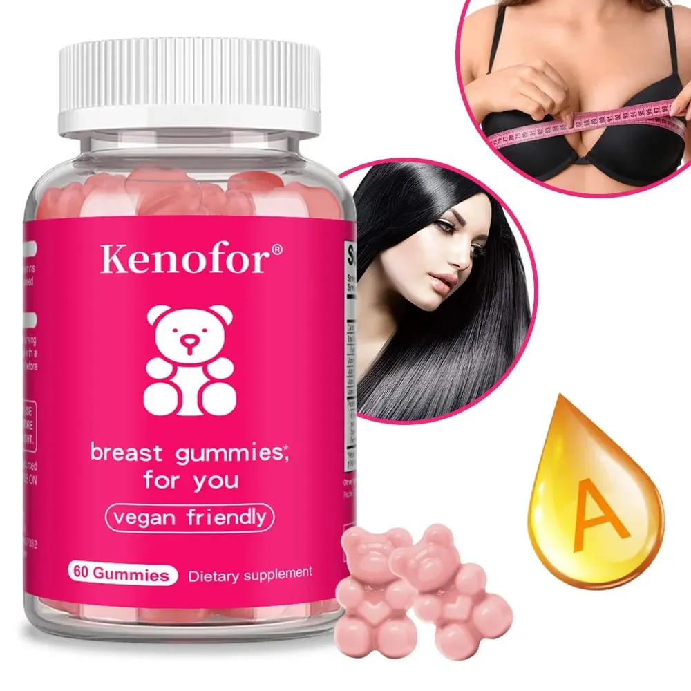 Gummies mammaires pour le développement des seins des femmes. Les soins du sein soutiennent la croissance et la force des cheveux. — image 1