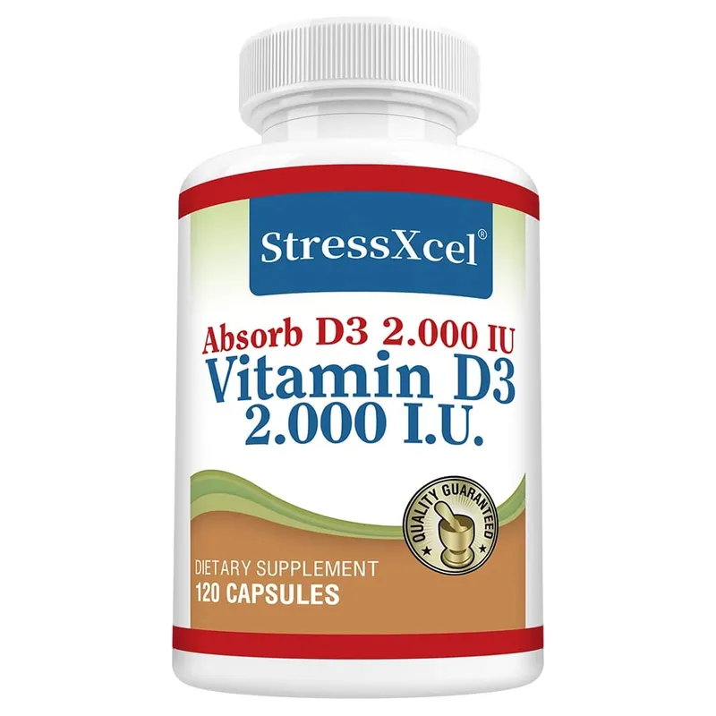 Yüksek Potansiyel D3 Vitamini 2000IU Kapsüller Bağışıklık Desteği Kemik Sağlığı Kas Fonksiyonu Tüm Vücut Sağlığı GDO'suz Glutensiz — image 9