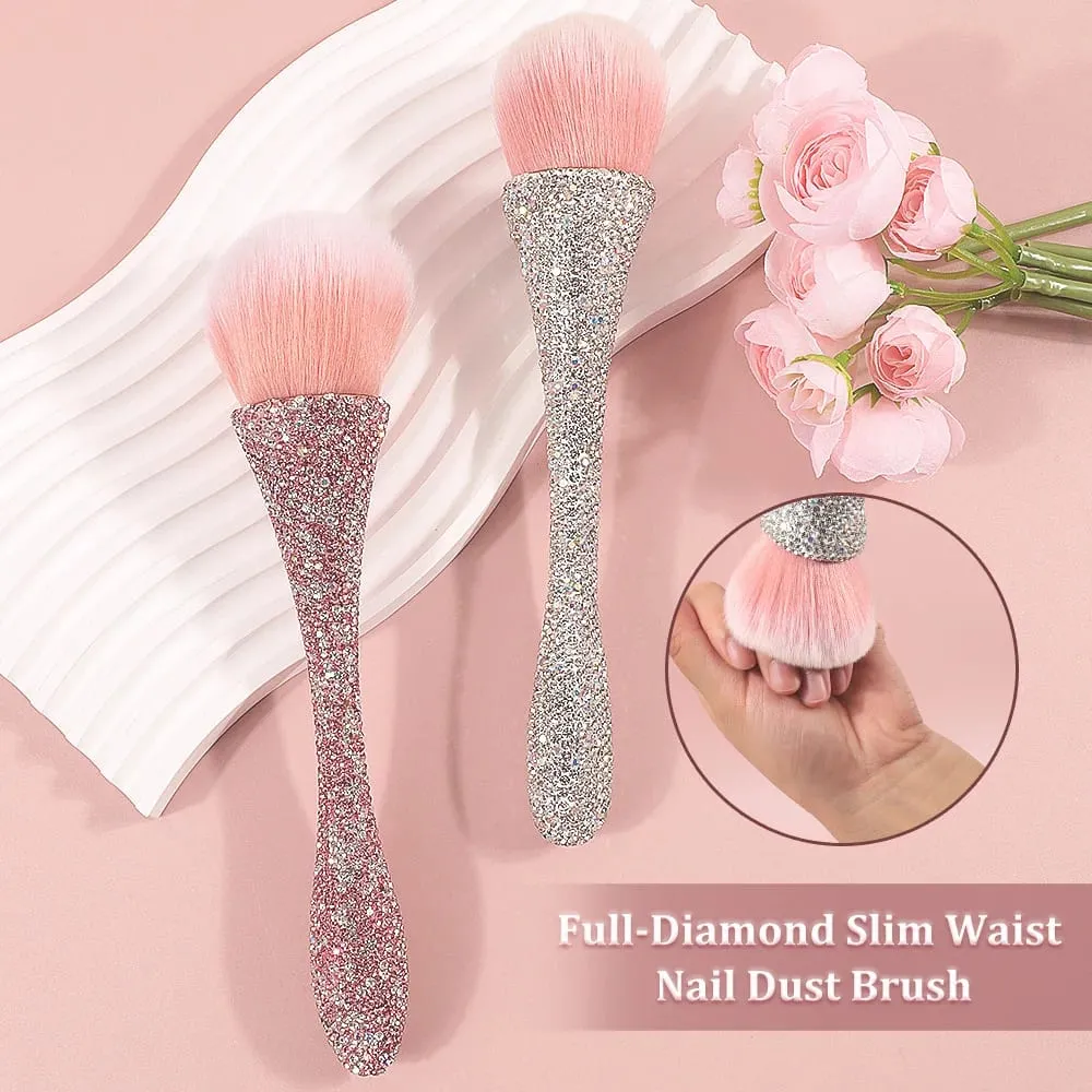 Pincel de maquiagem com cabo de diamante, pincel solto, blush, profissional, cintura pequena, ferramentas de cosméticos de beleza, 1 peça — image 2