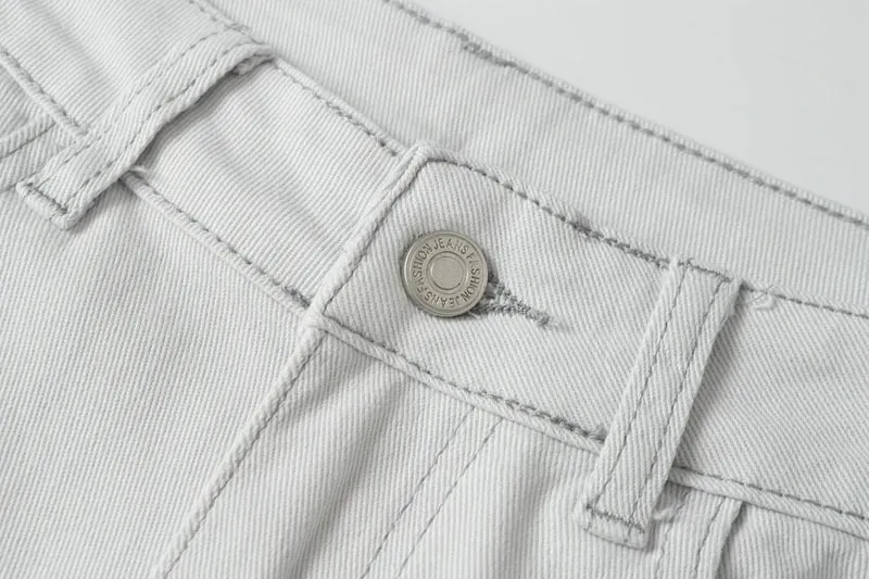 Retro Men's Flared Jeans Casual Slim Fit Stretch Bell Bottom Comfort Stretch Fit Bottom White Skinny Leg Denim Jeans Unisex — image 9