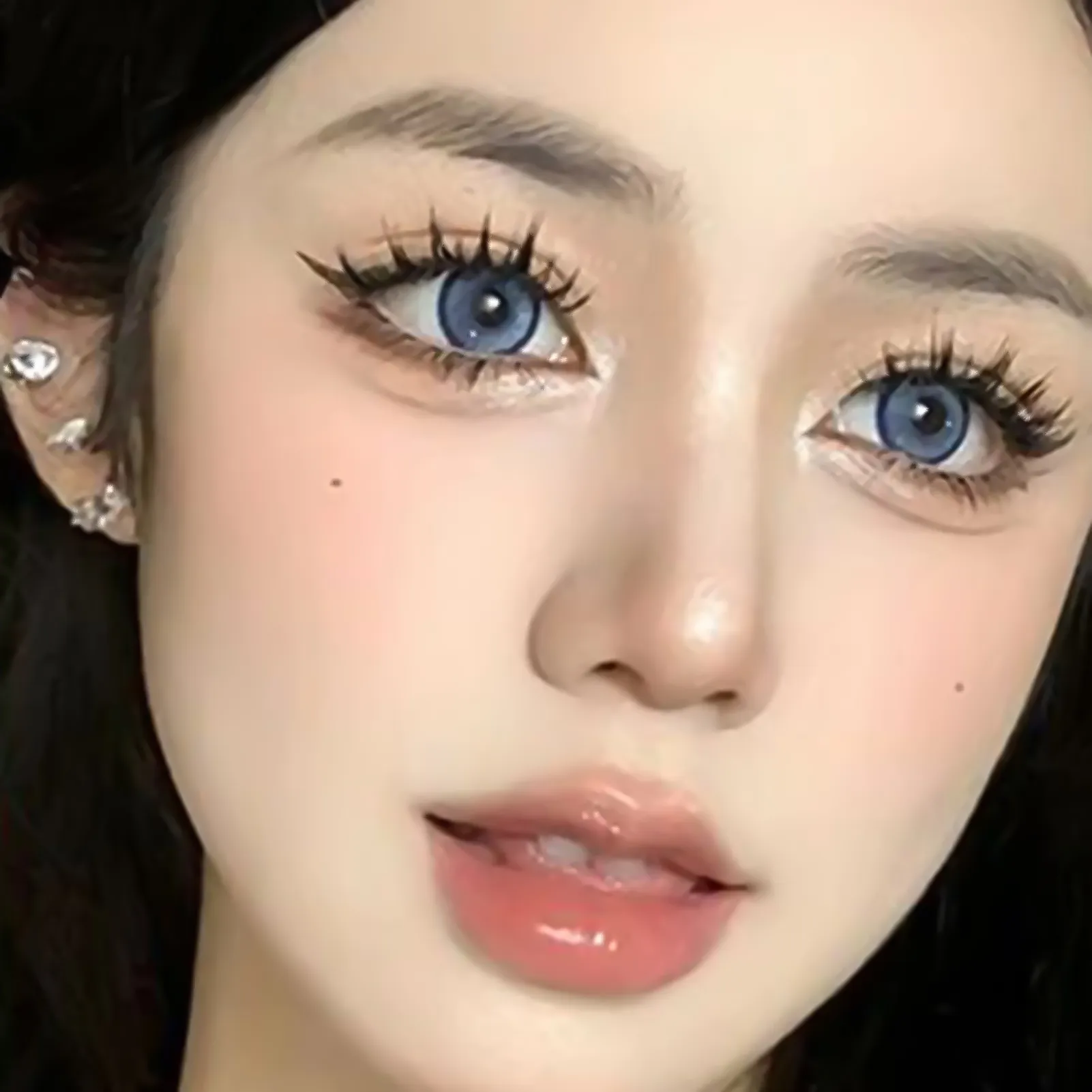 5 párů umělých řas manga v korejském stylu Přírodní špičaté Wispy tlusté prodloužení řas pro krásu očí Cosplay nástroje pro vlastní líčení — image 6
