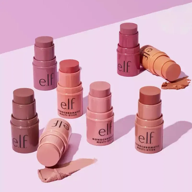 เอลฟ์ 3-in-1 Multi-Use Stick Blush Stick อายแชโดว์ครีม Lip Balm ลิปสติก Lip Cheek Makeup Stick Dupe Liquid Foundation แต่งหน้า — image 2