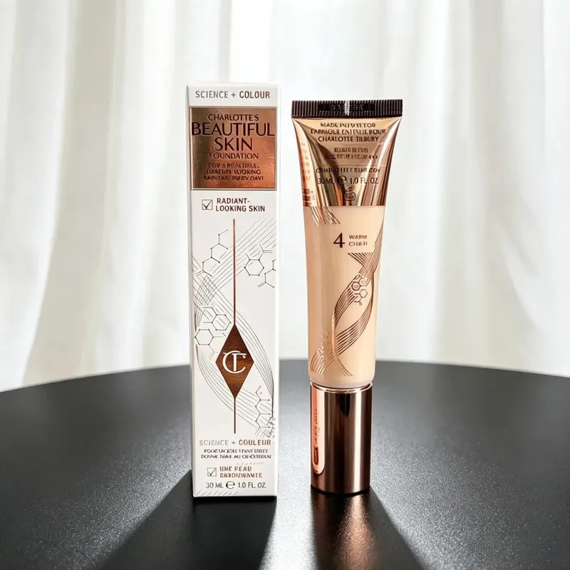Charlotte Tilbury Setting Powder Compact Lip Gloss Foundation דו-גווני פלטת צלליות סומק קל משקל עדין עמיד לאורך זמן — image 22
