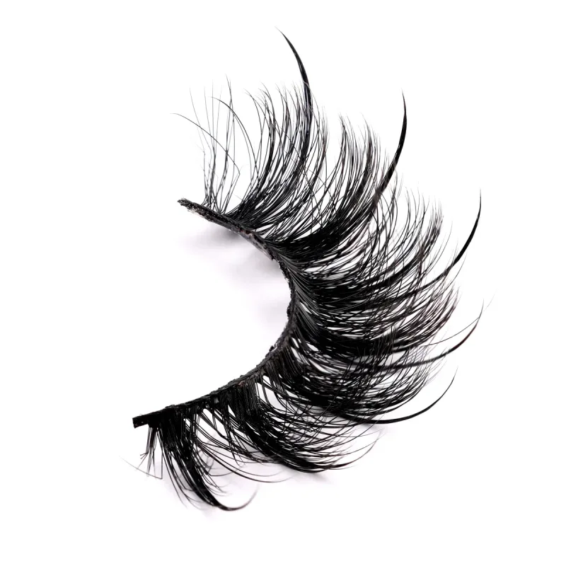 Cils humides pointes Volume moelleux pleine bande cils accessoires de maquillage Faux vison cils vendeur humide Manga cils Faux cils — image 8