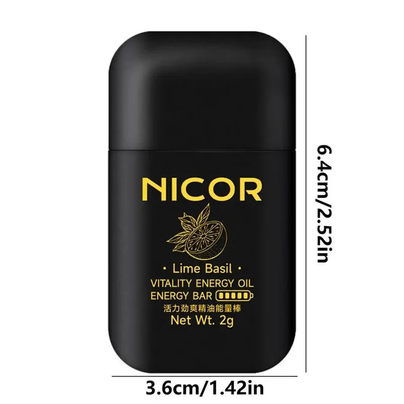 NUOVO Doppio Foro Energizzante Barra Energetica Aromaterapia Inalatore Nasale Vapori Energetici Bastone Aromaterapia Bastone Stimolante Profumo — image 8