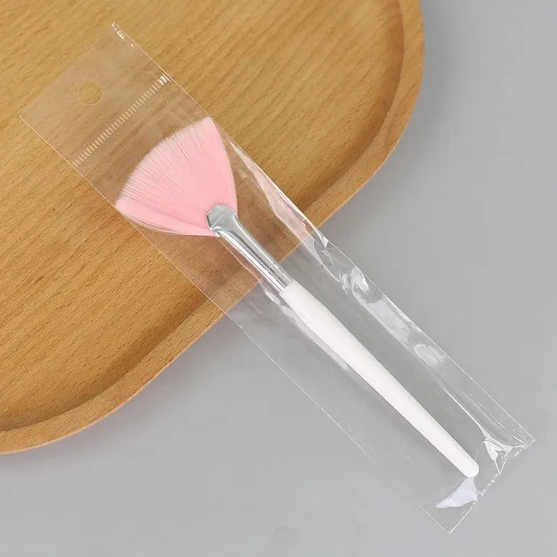 10/50Pcs DIY Face Mask Brush Set Soft Applicator Brushes Makeup Tools Includes Soft Fan Facial Brushes Acid Applicator Brush — image 10