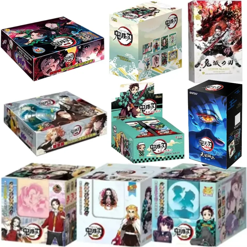 ใหม่Original Demon Slayerการ์ดInfiniteรถไฟSSPการ์ดเพชรRare Card Tanjirou Kamado Nezukoคอลเลกชันตัวละครการ์ด — image 1
