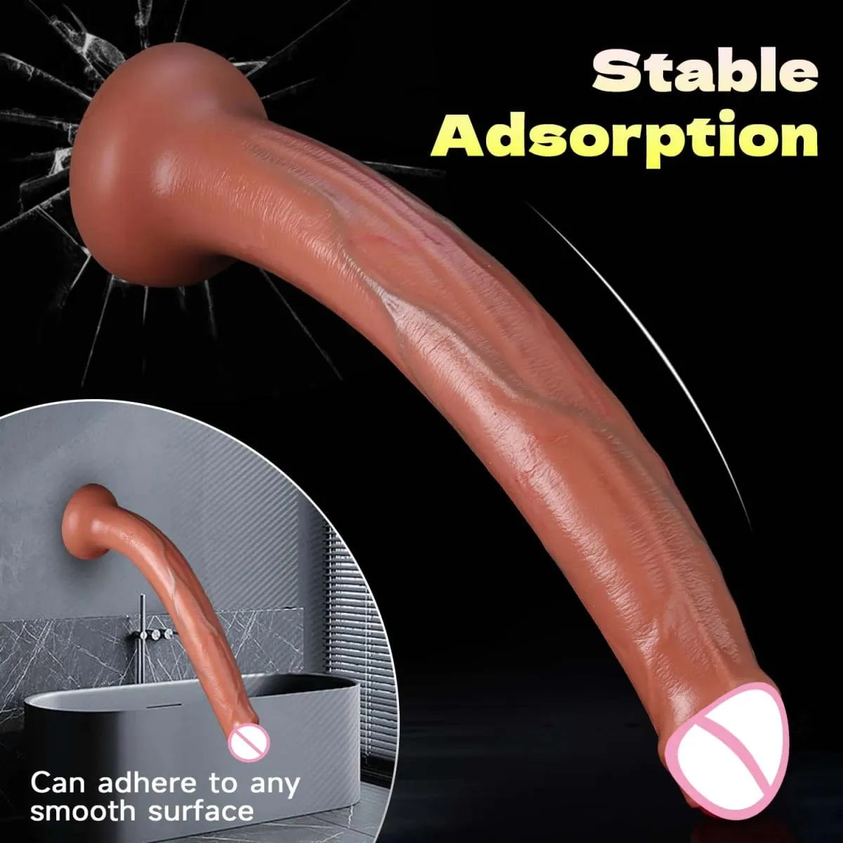 3 dimensioni realistico super lungo pene dildo con ventosa morbido masturbatore enorme sensazione di pelle cazzo anale giocattolo del sesso per uomini donne adulti — image 5