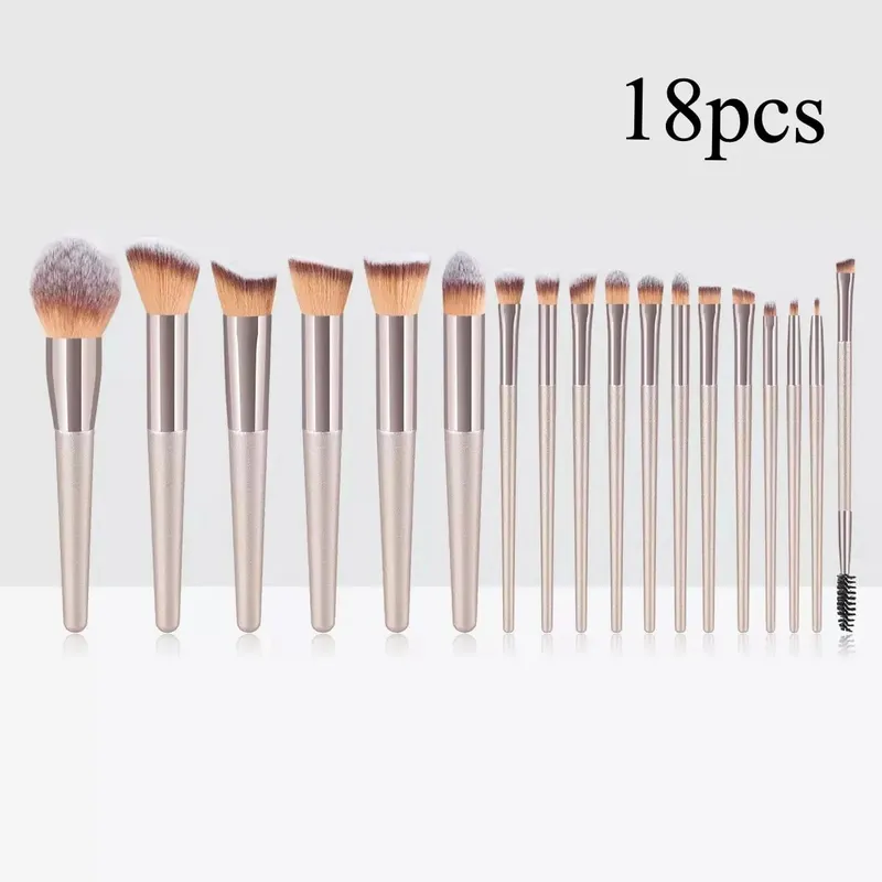 Set di pennelli e spugne per trucco Marrone Puff per trucco Beauty Egg Fascia per capelli Kit per rimozione polsini Attrezzo per trucco Regalo 20/30 — image 4