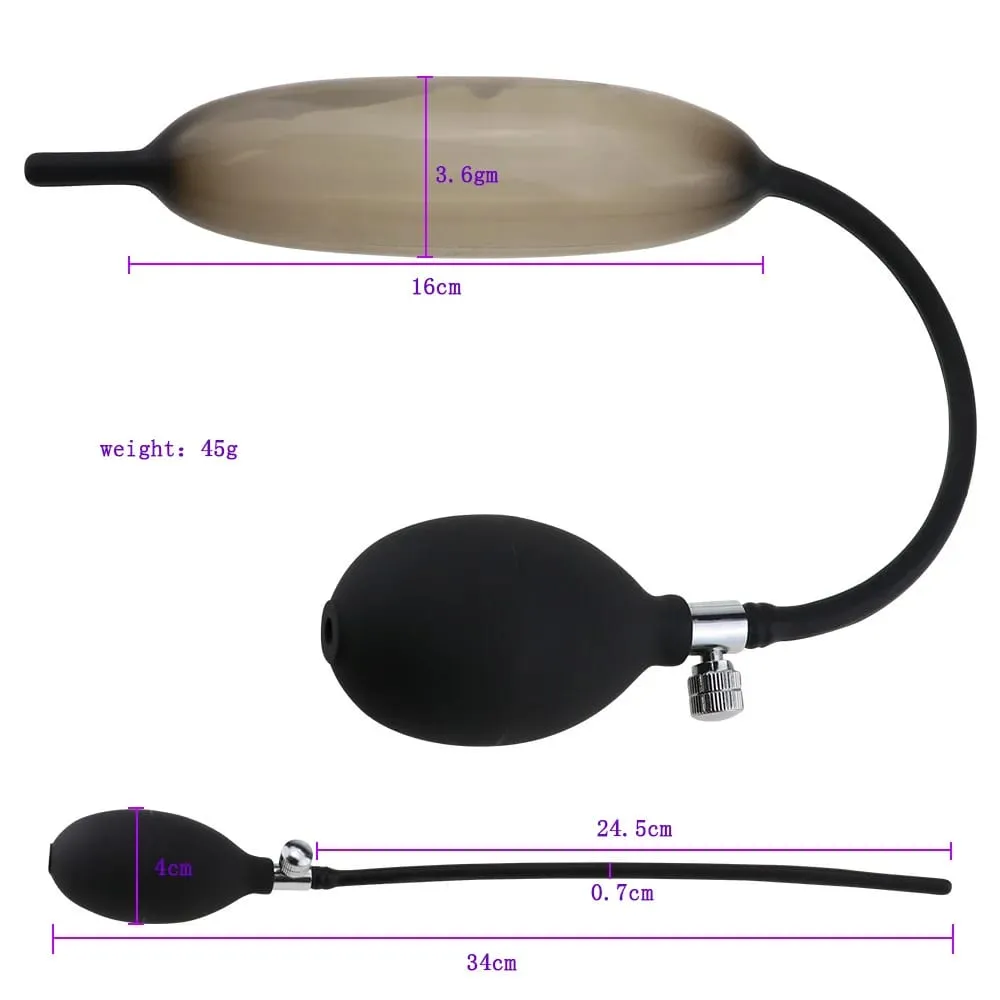 Dilatateur de cathéter urètre gonflable, bâton d'oeil de cheval extensible, prise de pénis en Silicone, masturbateur BDSM, jouets sexuels pour hommes Gay adultes — image 2