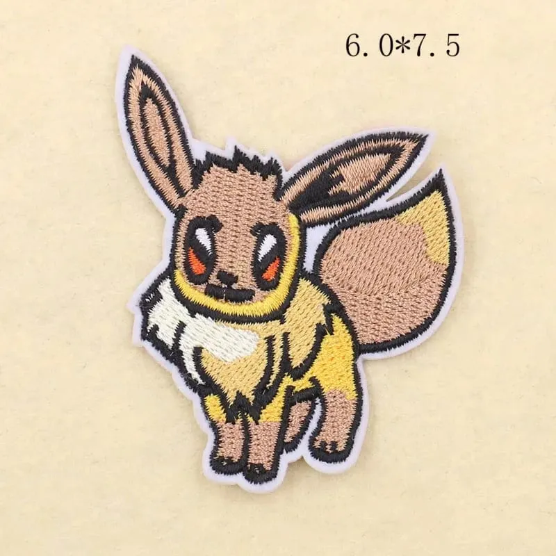 30 Stijl Doek Patch Pikachu Charizard Kleding Stickers Naaien Borduren Patches Applique Ijzer Op Kleding Cartoon Diy Kledingstuk — image 46