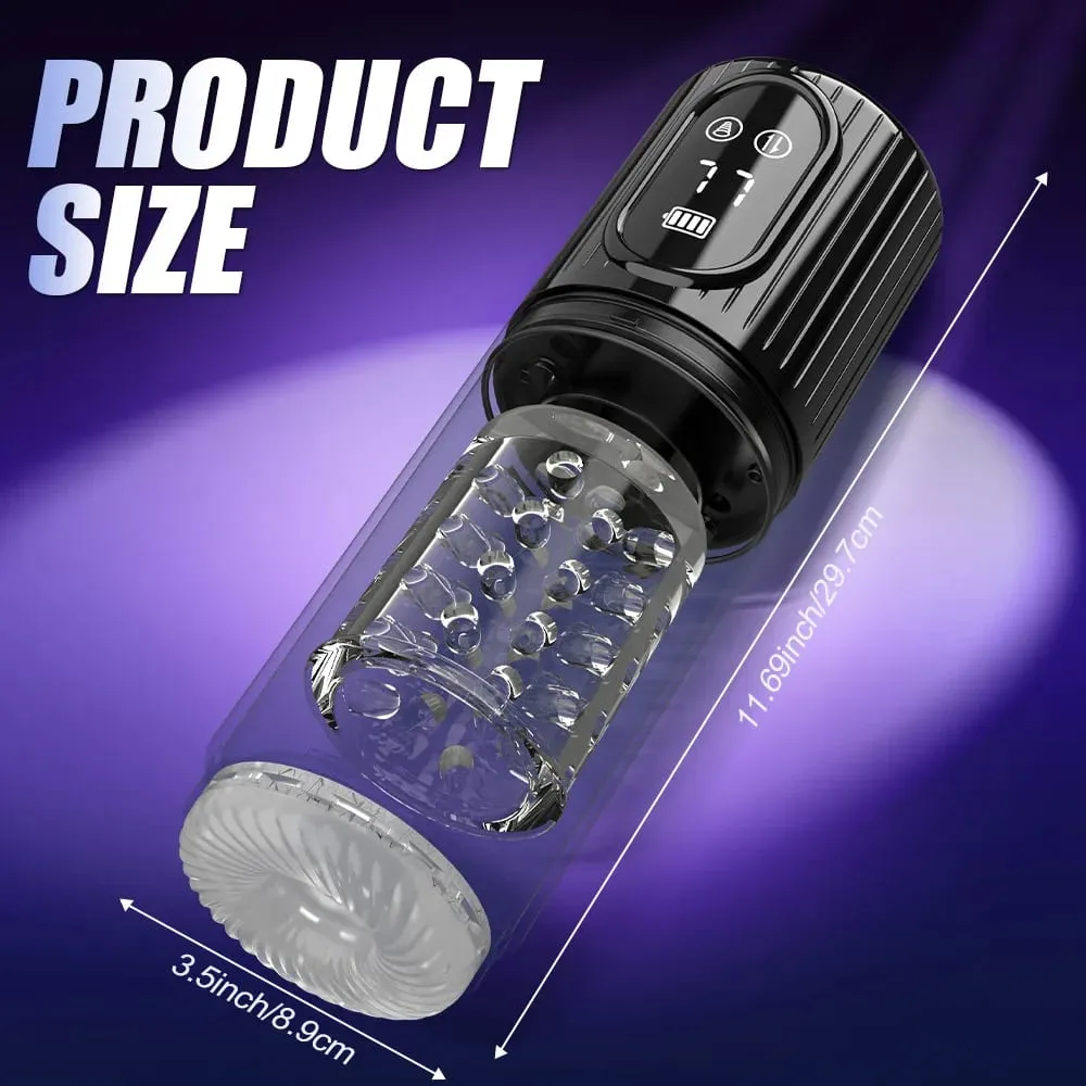 High Speed Automatic Thrusting Rotating Piston Stroker Masturbator Telescopic Vagina Blowjob Masturbation Sex Toys for Men 18 — image 6