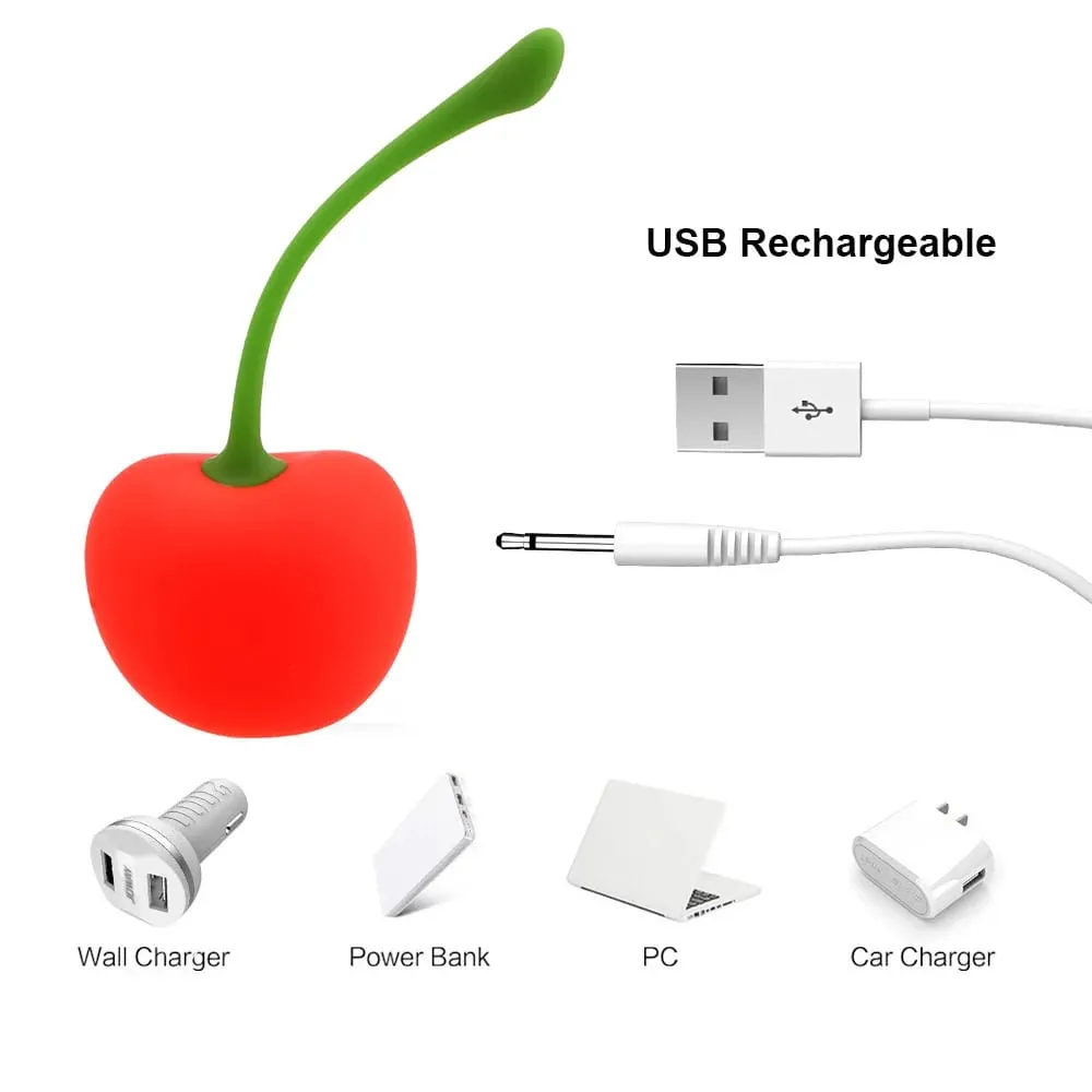 Erotic Cherry Vibrators For Women Nipple Clitoris Stimulator Vaginal Balls Anal Plug Female Masturbator Cordless Sex Toys Adults — image 3
