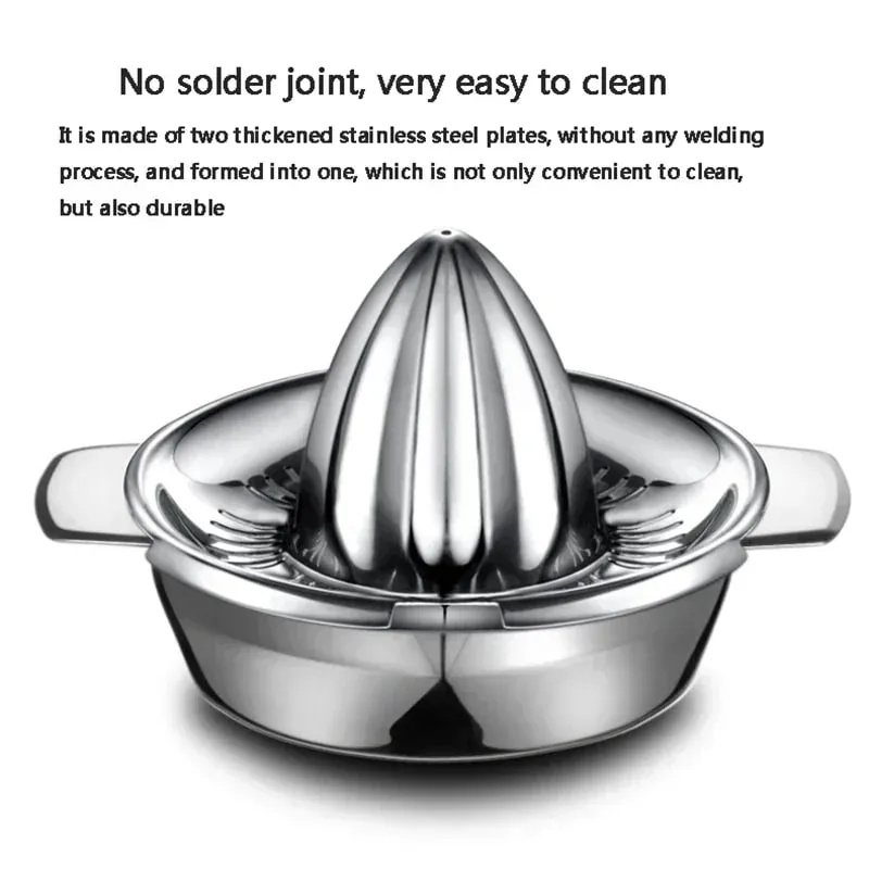 304 สแตนเลสเครื่องคั้นน้ำผลไม้มะนาวบ้านขนาดเล็ก Creative Juicer แบบพกพาเครื่องคั้นน้ำผลไม้ Orange Squeezer — image 6