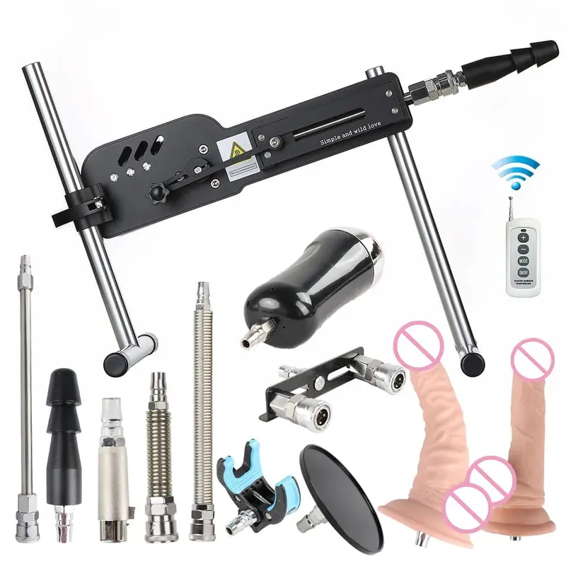 שדרוג מכונת סקס עם שלט רחוק Super Silent Ultra Adjustable Vac U Lock 30db 70W מכונת אהבה עם Big D חינם — image 11