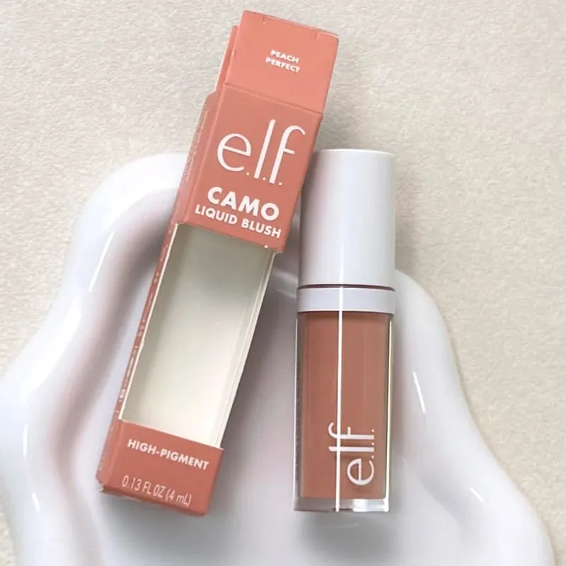 Elf Blush สำหรับริมฝีปากแก้ม Smooth Liquid Blush Two-ended ลิปสติกลิปกลอสแต่งหน้าติดทนนานสีชมพู Primer สำหรับ Pore Minimization — image 12