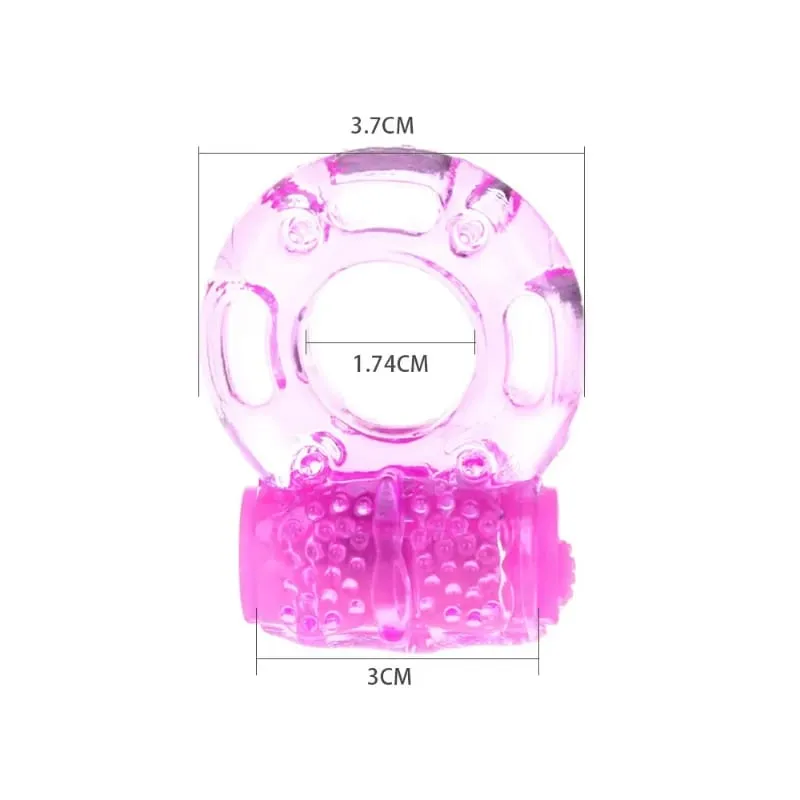 แหวน Cock Vibrator Vibrating Clitoral Stimulator Strong Penis Erect แหวน Erection เพิ่ม Sex ความสามารถผลิตภัณฑ์เพศของเล่นสำหรับผู้ชาย — image 2