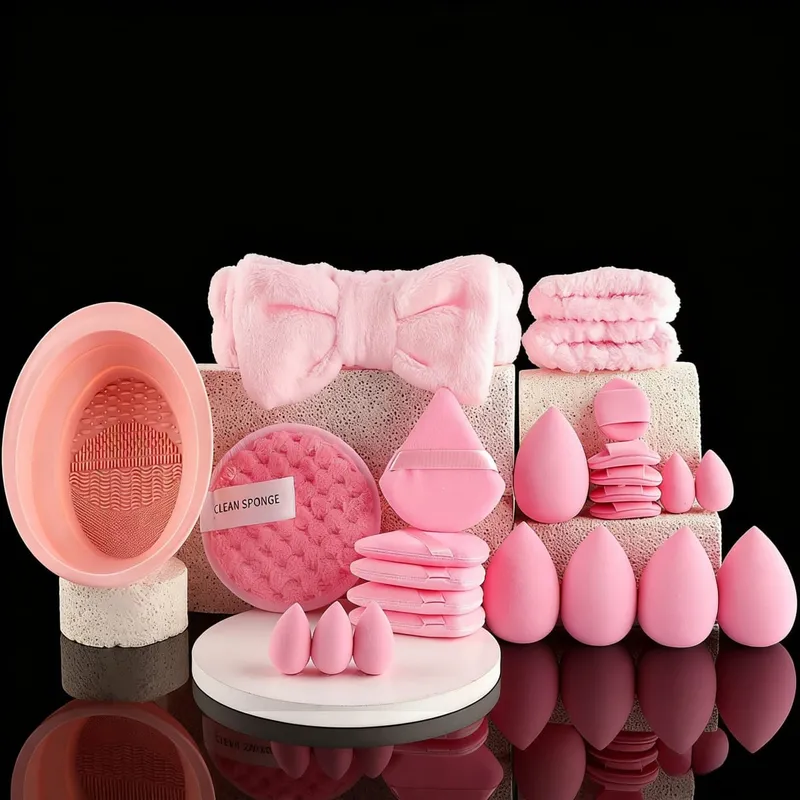 13/53pcs Set Berus Kosmetik Profesional untuk Kulit Gabungan dengan Berus Lembut Sesuai untuk Pemula dan Artis Solek — image 15