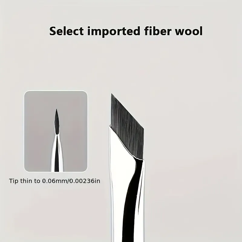 7 ชิ้น Precision Detail ชุดแปรงแต่งหน้า Ultra Thin Eyebrow Lower Lash Eyeliner แปรงแต่งหน้า Eye — image 2
