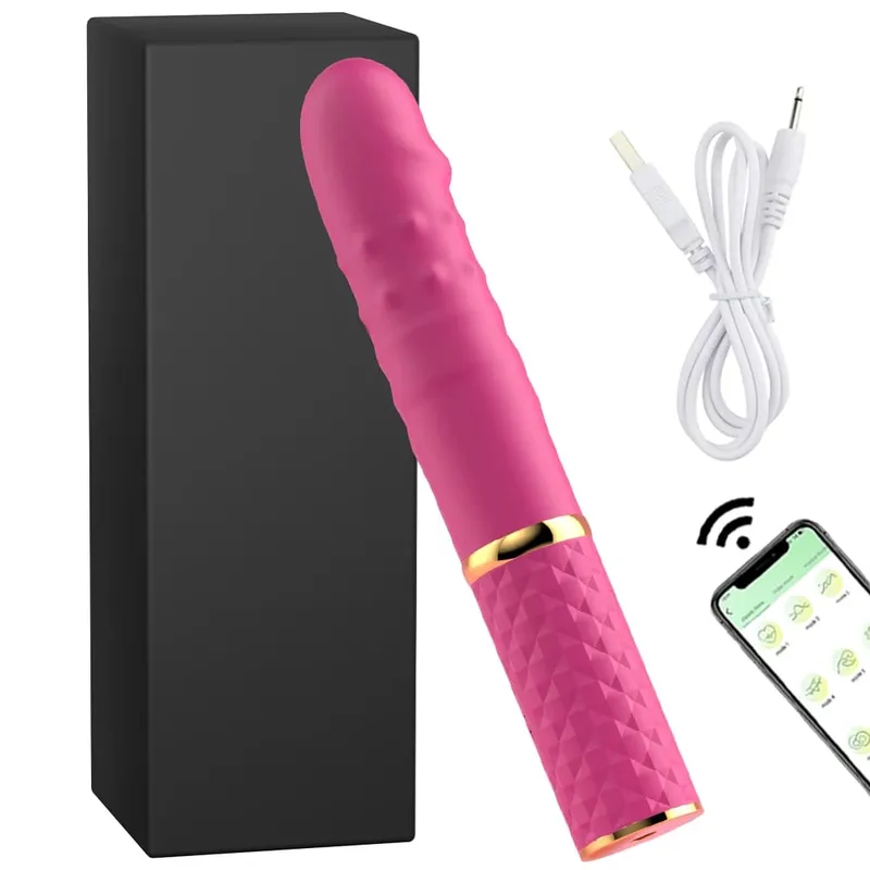 เริ่มต้น Telescopic Dildo Vibrator Thrusting Retractable หี G Spot Clitoral Anal Stimulation Sex Machine ของเล่นสำหรับผู้หญิง — image 11