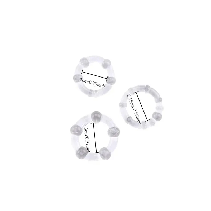 Gà Trống Nhẫn Silicone Bóng Miếng Dán Trì Hoãn Xuất Tinh TPE Dương Vật Nhẫn Cho Nam Đồ Chơi Tình Dục Có Thể Điều Chỉnh Tinh Dịch Vòng Khóa SM Dương Vật tay Áo — image 17