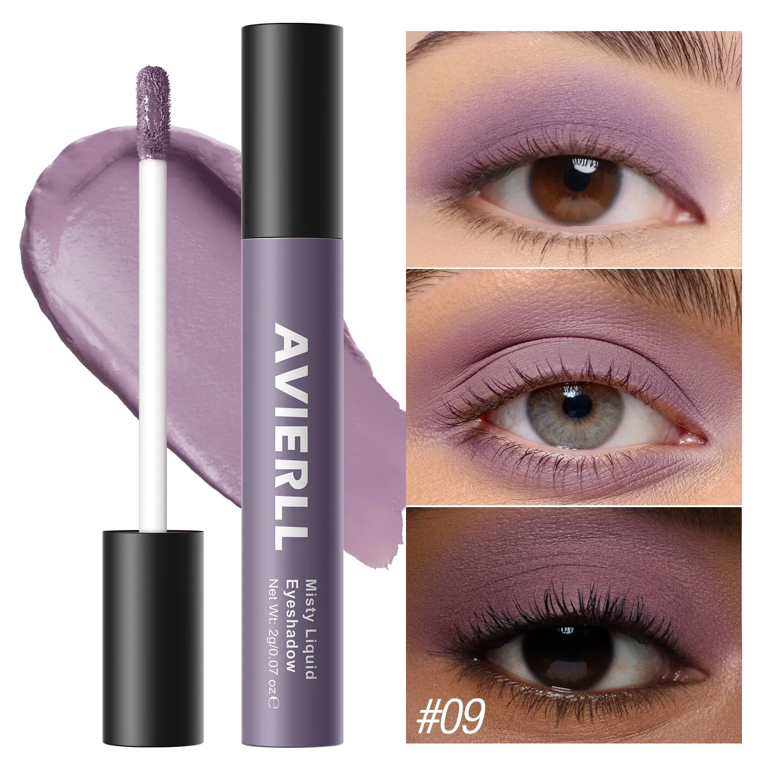 10 Warna Matte Nude Eye Bronzer Pembayang Mata Cecair Kalis Air Mata Tahan Lama Shdaow Kontur Pipi Semulajadi Kosmetik Wanita — image 2