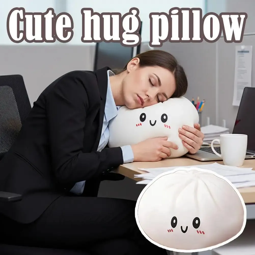 25cm Big Size Steamed Stuffed Bun Squishy Toy Kawaii Dumpling Squeeze Sensory Fidget Toy Soft Slow Rising Stress Relief for Kids — image 4