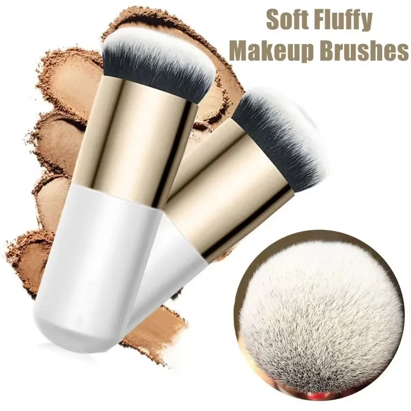 1ks štětců na make-up Face Foundation Sypký pudrový korektor Blending Blush Štětec Jemná syntetická kosmetika Kosmetika Nástroje pro líčení — image 1