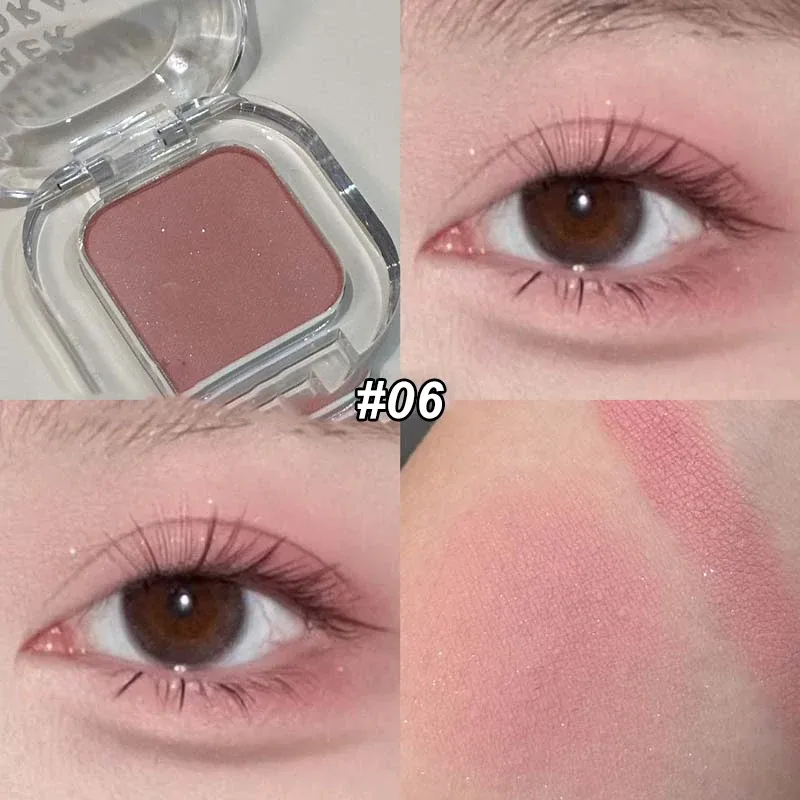 Eyeliner Monochrome rouge marron, Palette de poudre de fard à paupières, chocolat soyeux mat couché, ver à soie, maquillage imperméable aegyo-sal — image 8