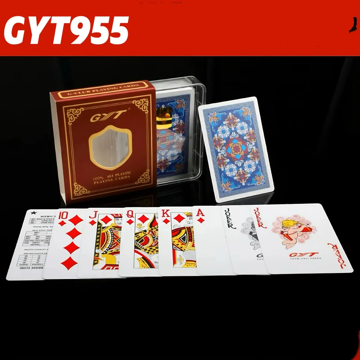Premium Frosted Playing Cards PVC Plastic Waterproof Durable Poker Cards Large Character Deck of Cards for Parties — image 14