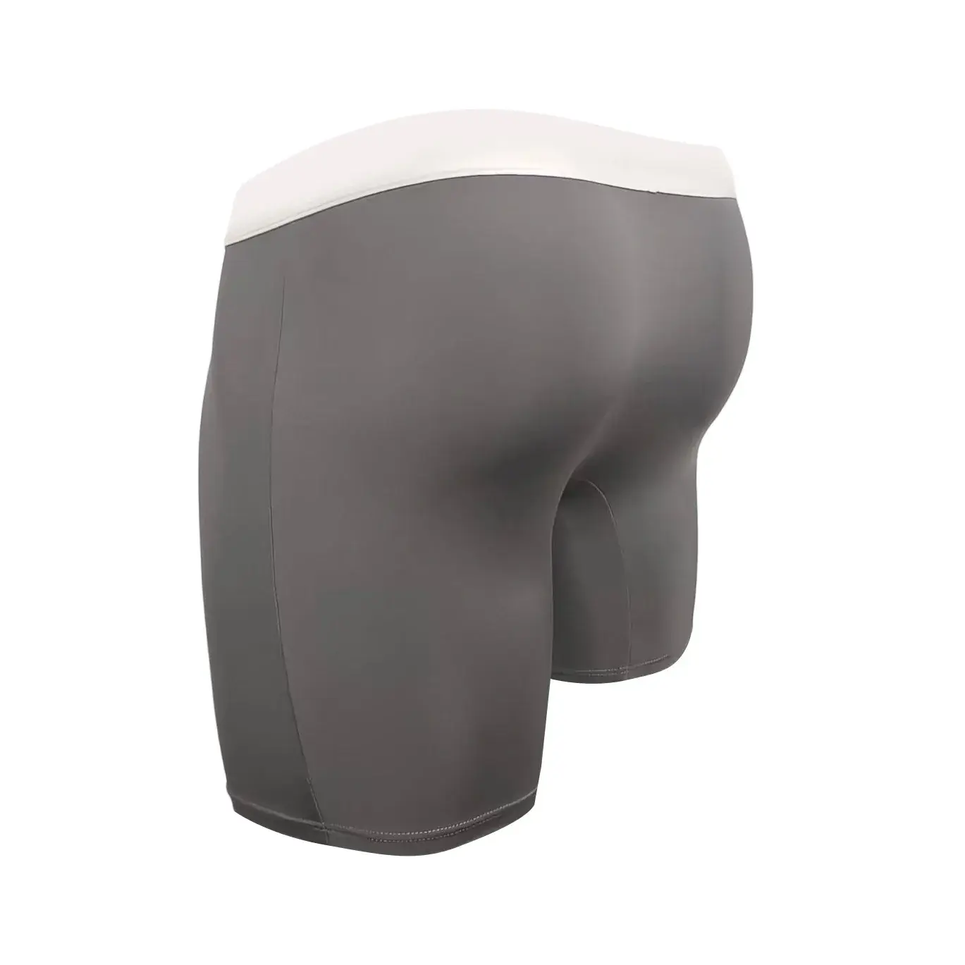 Mens Cool Ice Silk Boxer Briefs ลึกพิเศษกระเป๋า Breathable Long Running Sport Gym ชุดชั้นใน Anti Chafe ฟรีกางเกงว่ายน้ำนุ่ม — image 13