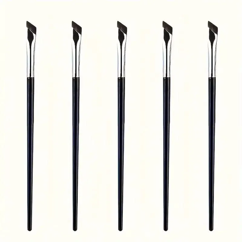 2/5 Stück Upgrade-Blade-Eyeliner-Pinsel, ultradünn, feiner Winkel, flacher Augenbrauenpinsel unter den Augen, Platzieren Sie präzise Detailpinsel — image 6