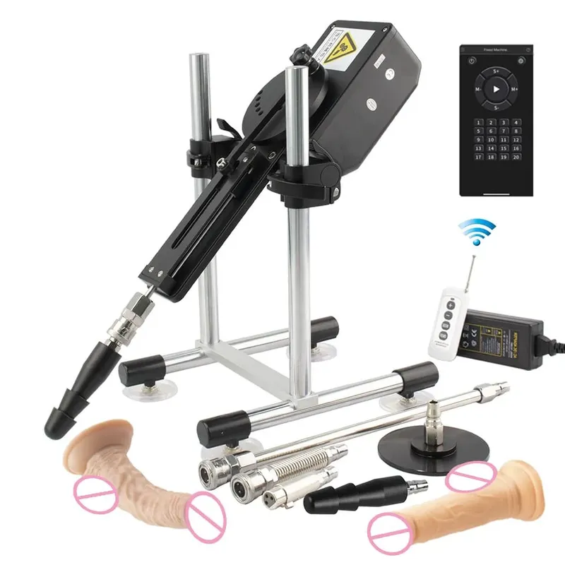 70W Automatic Telescopic SEX 3-9 ซม.ปรับจังหวะโลหะและDildoสิ่งที่แนบมาผู้ใหญ่ส่วนบุคคลสำหรับคู่ชายหญิง — image 17