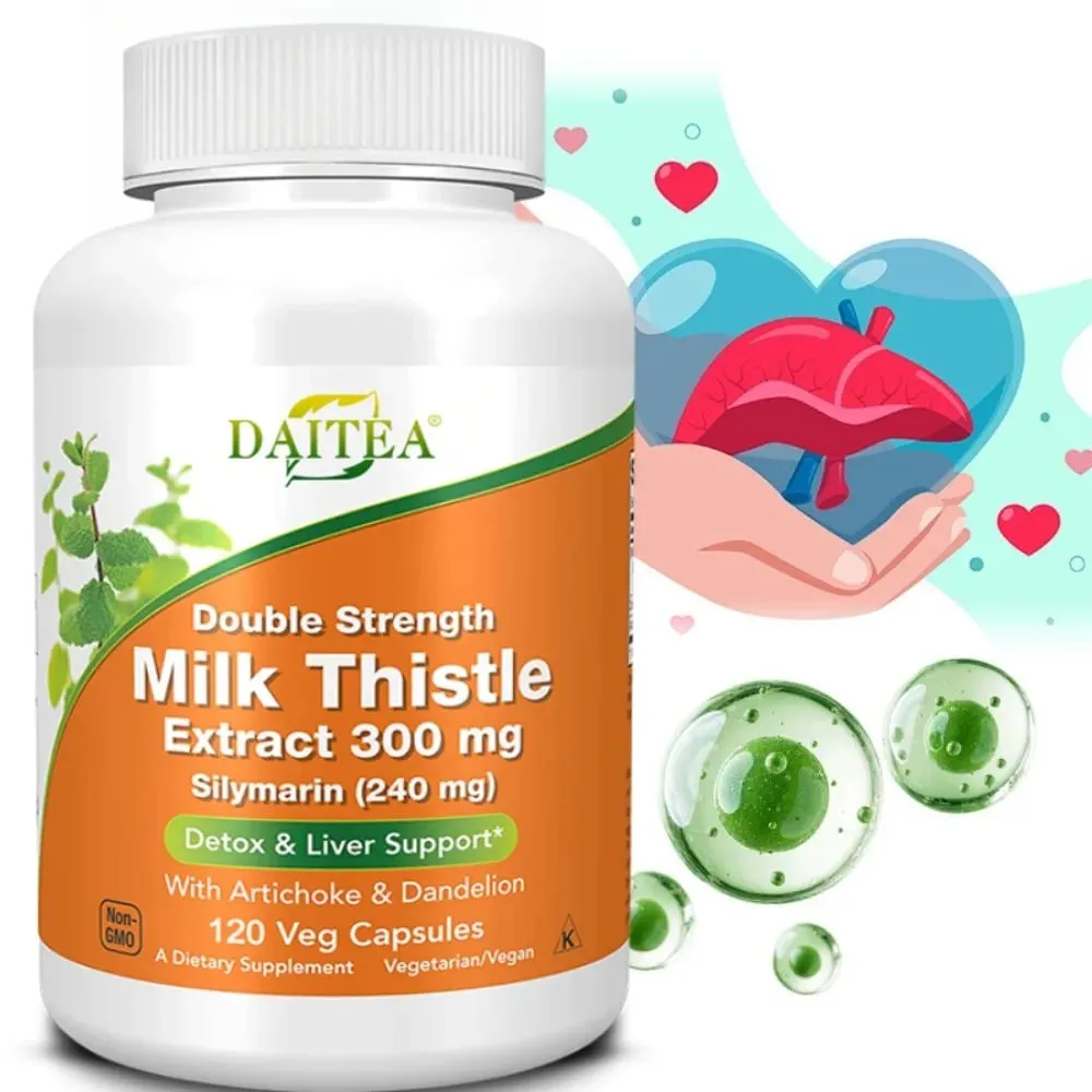Liver Health Detox Cleanse Supplement | Artichoke Extract Milk Thistle & Dandelion Support A Healthy Liver Detoxify — image 1