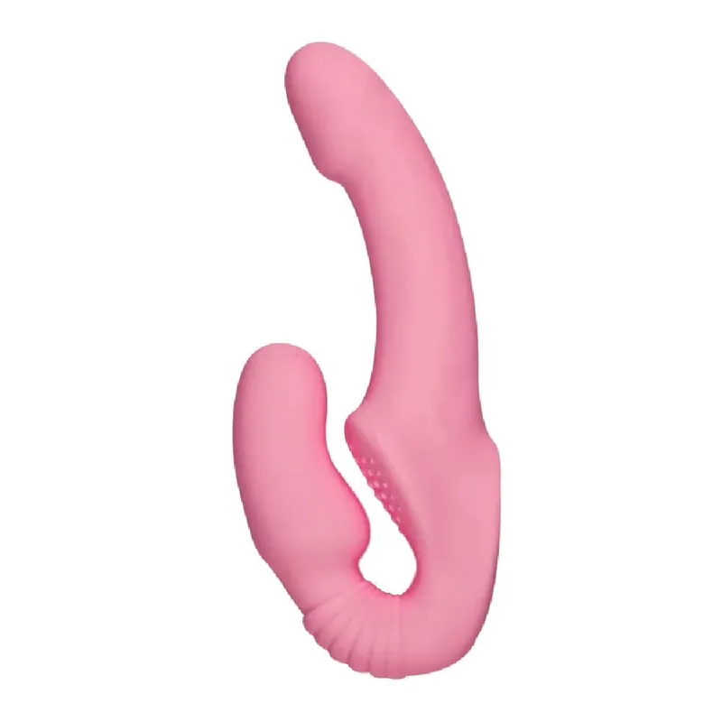 Strapless Strapon Dildo Vibrator Weibliche Doppel Vibrierende G-punkt Stimulieren Klitoris Anal Massager Erwachsene Sex Spielzeug Für Frauen Paar — image 11