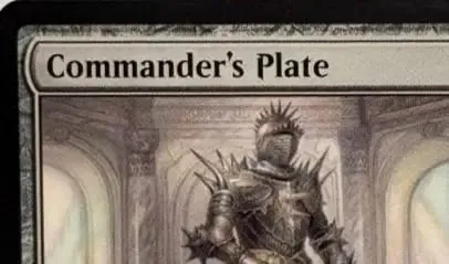 LK7 Commander's Plate Drannith Magistrate Esper Sentinel Kvävande tionde Högkvalitativa TCG-proxykort (Black-Core) — image 11