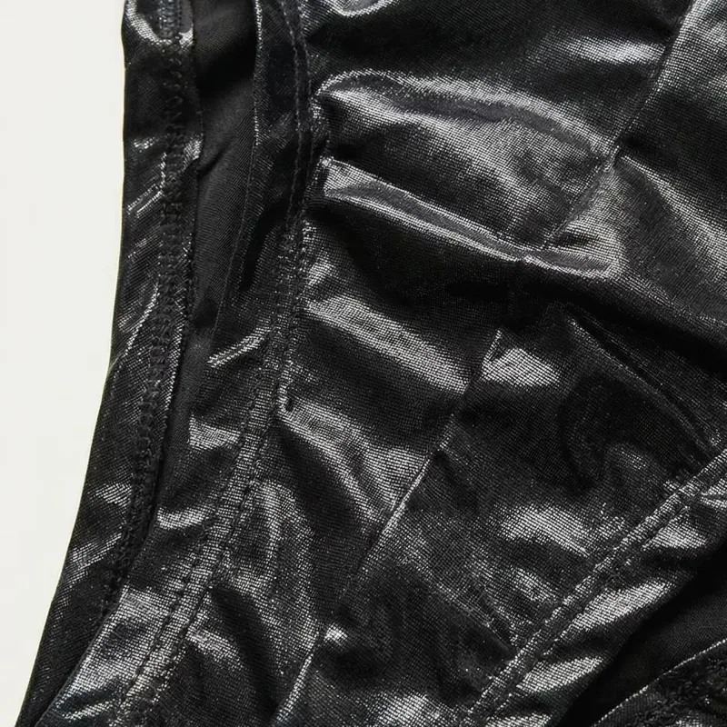 Intimo triangolare in pelle PU da uomo 1 pezzo, intimo sexy triangolare, fitness boxe, adatto per feste in costume, regalo dolce 3256811476168708 — image 3