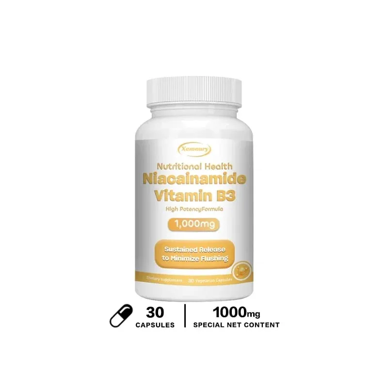 Vitamin B3 Niacinamide 1 000 Mg Per Serving - Flush-free Niacin B3 Vitamin Supplement Supports Healthy Energy Production — image 8