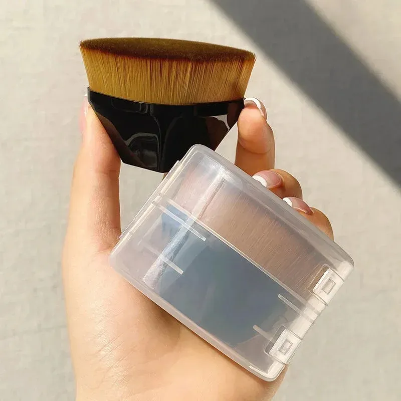 1/2/3/4pcs Berus Solekan Bedak Kecantikan Berus Pemerah Muka Berus Mudah Alih Profesional Kosmetik Solekan Alas Lembut — image 1