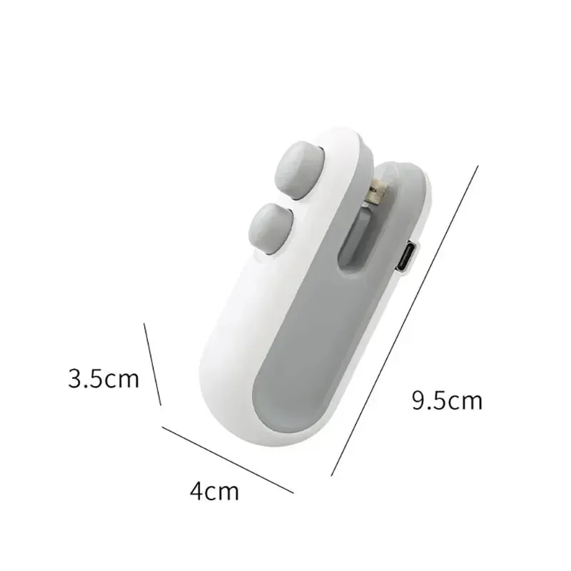 2in1 비닐 봉투 실러 미니 휴대용 비닐 봉투 씰링 기계 열 실란트 휴대용 식품 저장 포장 히트 실러 — image 9
