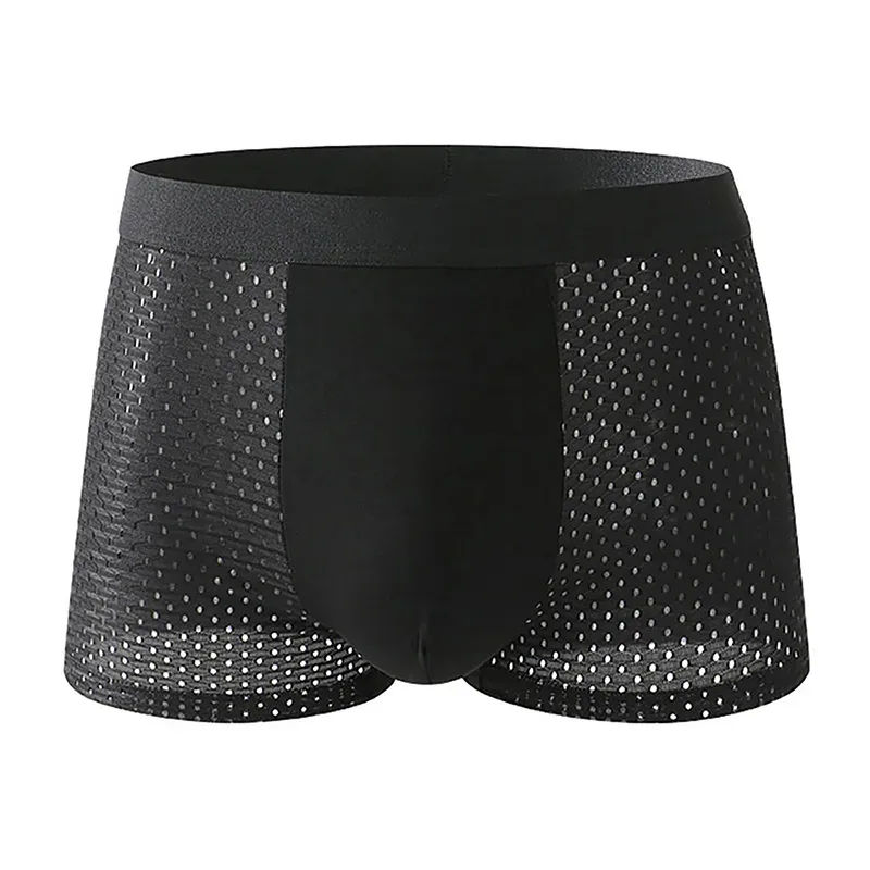 8-Pack Men's Ice Silk Mesh Boxers - Breathable Mesh, 8 Counts, Multi - Color — image 6