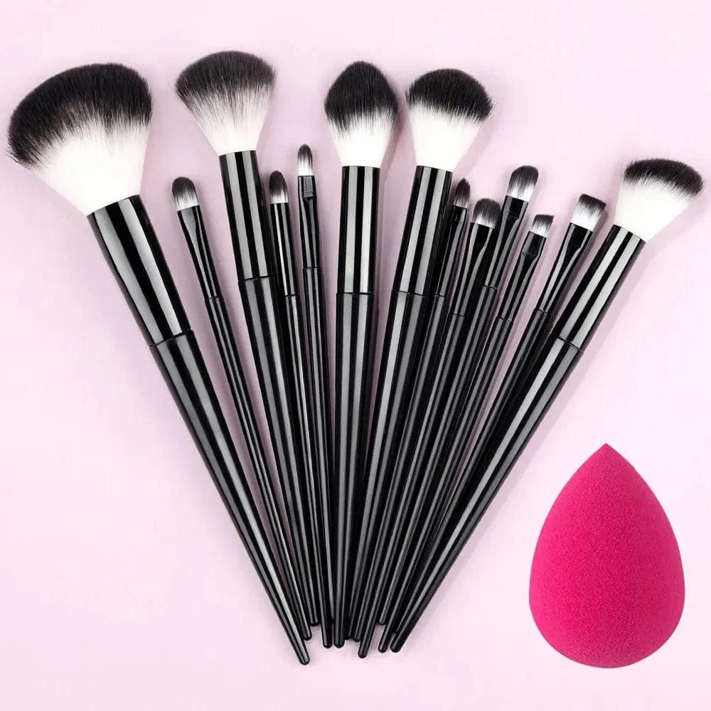 8st-20st sminkborstar set Mjuk fluffig ögonskugga Borste detalj Concealer Blush Loose Powder Foundation Highlighter Beauty Tool — image 4