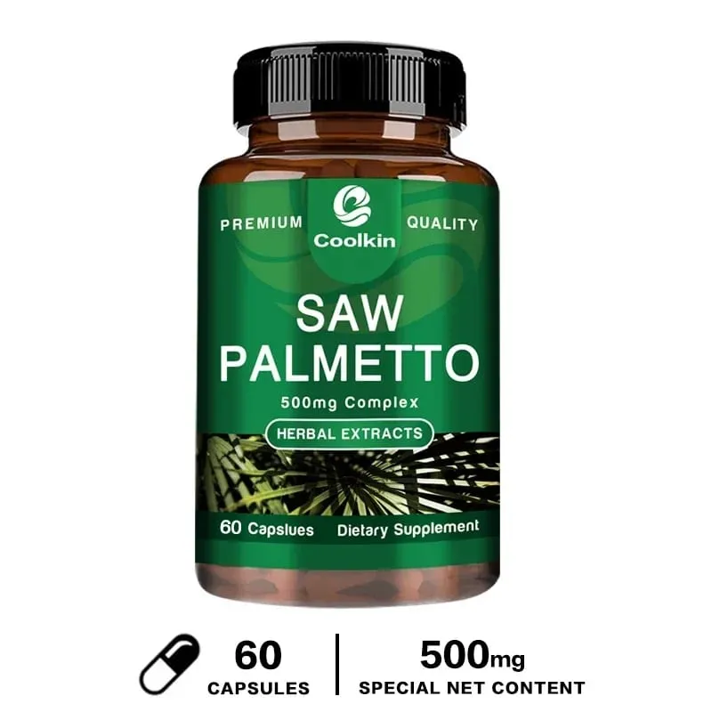 Saw Palmetto - Urinary Health DHT Blocker and Prostate Support Supplement Prevents Hair Loss
