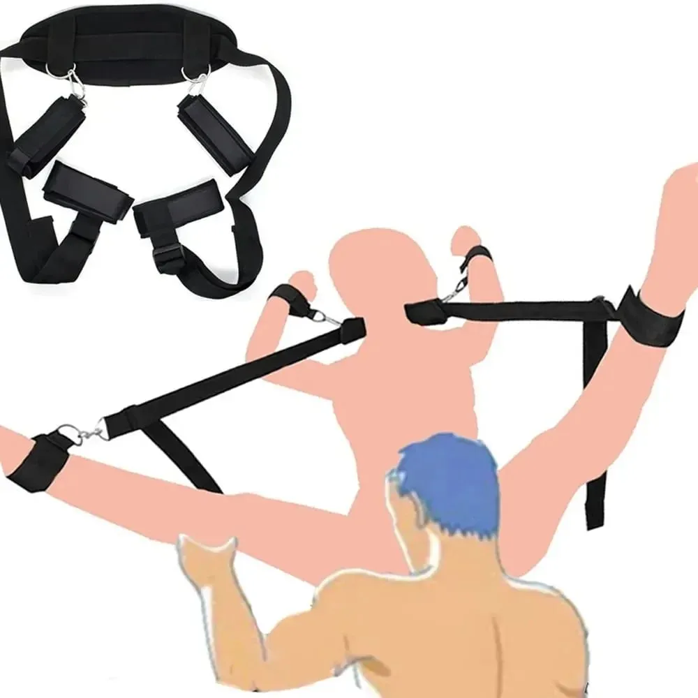 Sexy Toys For Couples BDSM Restraints Harness Open Legs Spreader No Vibrators Sex Flirting Tied Legs Adult Accessories plug 18+ — image 2