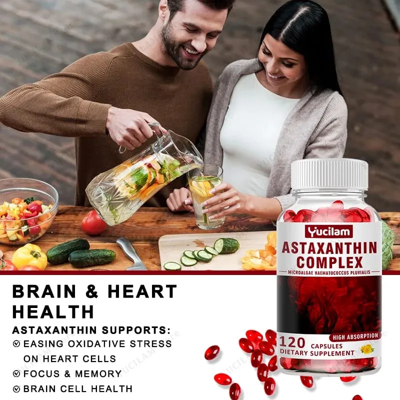 อาหารเสริม Astaxanthin 24 มก. - สนับสนุนสารต้านอนุมูลอิสระของผิวหนัง & ดวงตา สุขภาพข้อต่อและระบบภูมิคุ้มกันปกติ — image 7