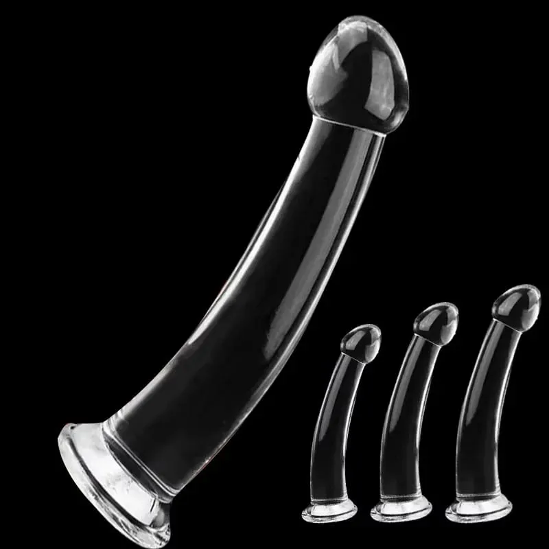 Dildo realistico trasparente Forte ventosa senza vibratore Masturbatore per donne Pene realistico anale Giocattoli del sesso per le donne Sex Shop 18 — image 1